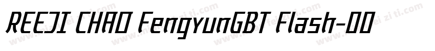 REEJI CHAO FengyunGBT Flash字体转换